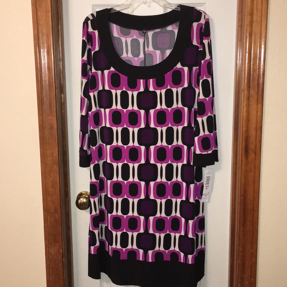 Geometric pattern dress